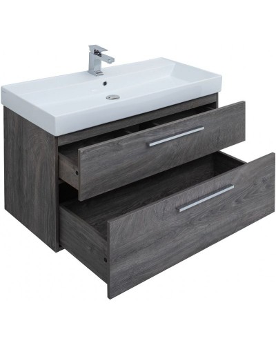 Тумба под раковину Aquanet Nova 100 249923 подвесная Дуб рошелье