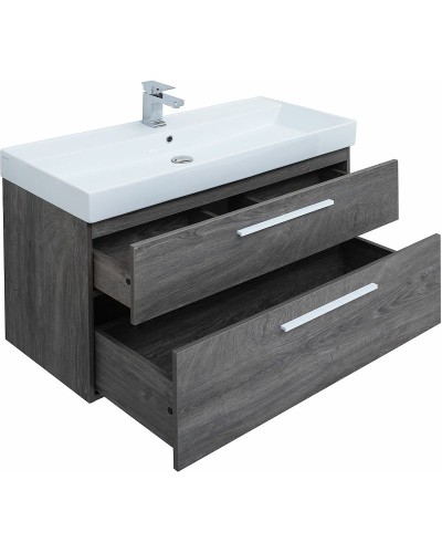 Тумба под раковину Aquanet Nova 100 249923 подвесная Дуб рошелье