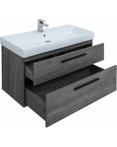 Тумба под раковину Aquanet Nova 100 249923 подвесная Дуб рошелье