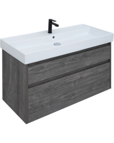 Тумба под раковину Aquanet Nova Lite Slim Synergy 100 249941 подвесная Дуб рошелье