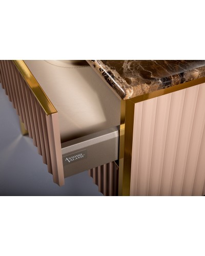 Тумба под раковину Boheme Armadi Art Monaco 100 867-100-CPG Капучино глянец Золото