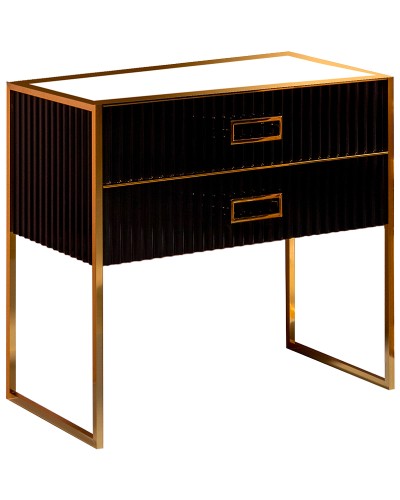 Тумба под раковину Boheme Armadi Art Monaco 100 867-100-BG Черный глянец Золото