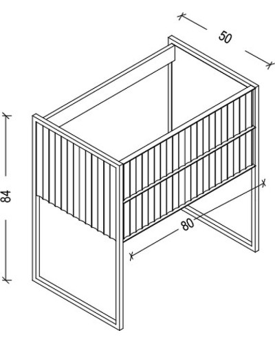 Тумба под раковину Boheme Armadi Art Monaco 80 866-080-WCR Белый глянец Хром