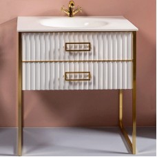 Тумба под раковину Boheme Armadi Art Monaco 80 866-080-WG Белый глянец Золото