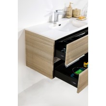 Тумба под раковину Boheme Armadi Art Vallessi 80 837-080-L подвесная Дуб светлый матовый