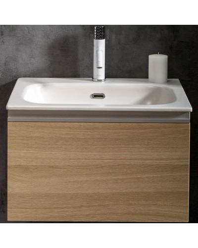 Тумба под раковину Boheme Armadi Art Vallessi 60 837-060-L подвесная Дуб светлый матовый