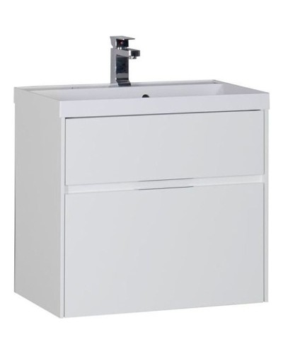 Тумба с раковиной Aquanet Латина 70 212835 подвесная Белая