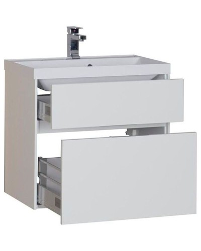 Тумба с раковиной Aquanet Латина 70 212835 подвесная Белая