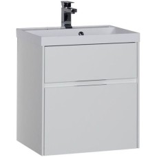 Тумба с раковиной Aquanet Латина 60 212833 подвесная Белая