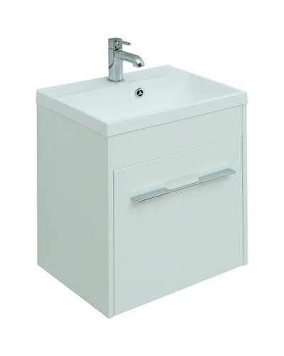 Тумба с раковиной Aquanet Августа 50 287689 подвесная Белая