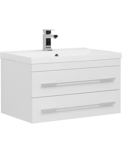 Тумба с раковиной Aquanet Нота 75 287707 подвесная Белая