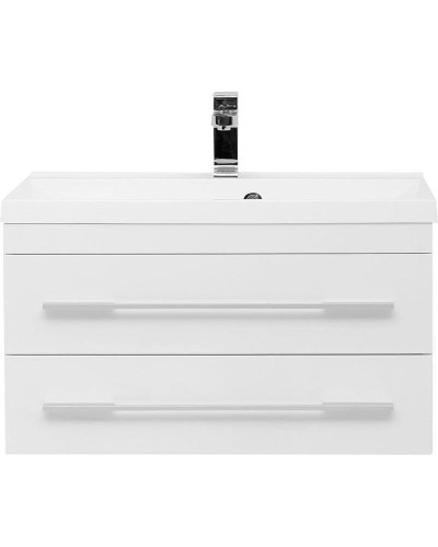 Тумба с раковиной Aquanet Нота 75 287707 подвесная Белая