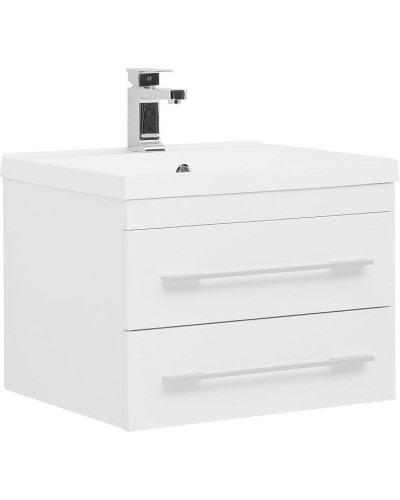 Тумба с раковиной Aquanet Нота 58 287706 подвесная Белая