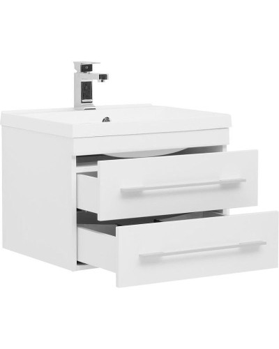 Тумба с раковиной Aquanet Нота 58 287706 подвесная Белая