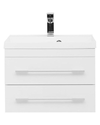 Тумба с раковиной Aquanet Нота 58 287706 подвесная Белая