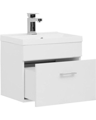 Тумба с раковиной Aquanet Нота 50 287705 подвесная Белая