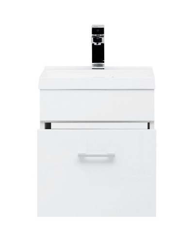 Тумба с раковиной Aquanet Нота 40 287704 подвесная Белая