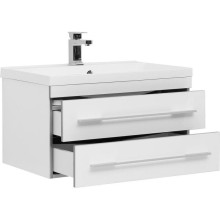 Тумба с раковиной Aquanet Верона 75 287672 подвесная Белая