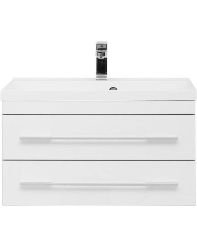 Тумба с раковиной Aquanet Верона 75 287672 подвесная Белая