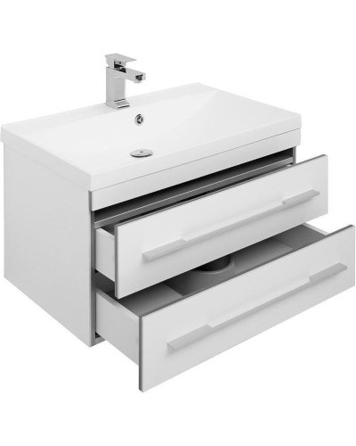 Тумба с раковиной Aquanet Верона 75 287672 подвесная Белая