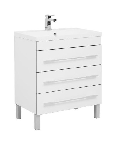 Тумба с раковиной Aquanet Верона 75 287671 Белая