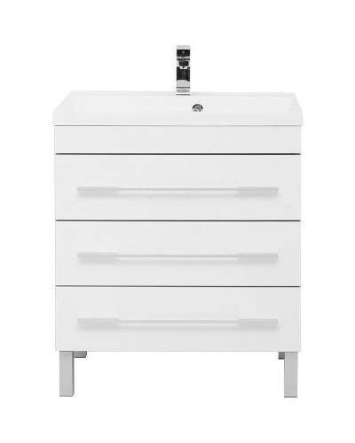 Тумба с раковиной Aquanet Верона 75 287671 Белая