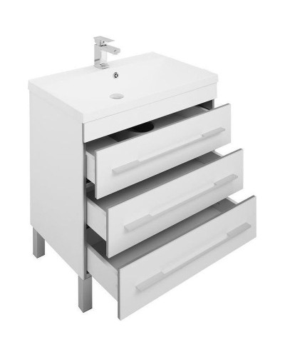 Тумба с раковиной Aquanet Верона 75 287671 Белая