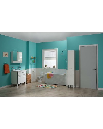 Тумба с раковиной Aquanet Верона 75 287670 Белая