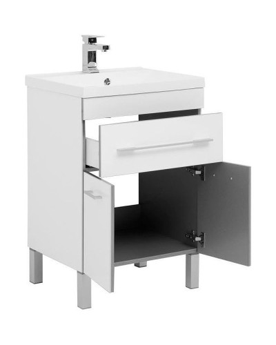 Тумба с раковиной Aquanet Верона 58 287667 Белая