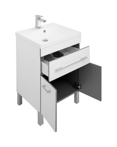 Тумба с раковиной Aquanet Верона 58 287667 Белая