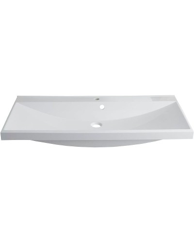 Тумба с раковиной Aquanet Верона 100 287664 подвесная Белая