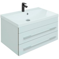 Тумба с раковиной Aquanet Верона 75 287645 подвесная Белая матовая