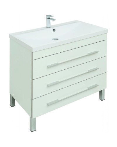 Тумба с раковиной Aquanet Верона 90 287674 Белая