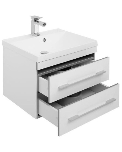Тумба с раковиной Aquanet Верона 58 287669 подвесная Белая