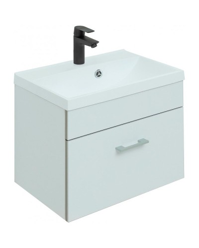 Тумба с раковиной Aquanet Верона 50 287641 подвесная Белая матовая