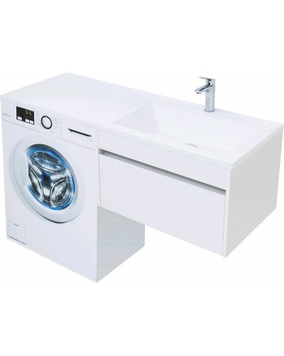 Тумба с раковиной Aquanet Токио 130 R 239218 подвесная Белая