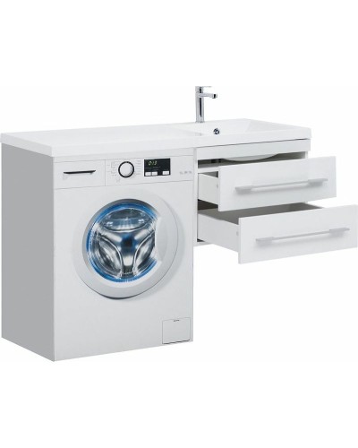 Тумба с раковиной Aquanet Нота 120 R 240161 подвесная Белая