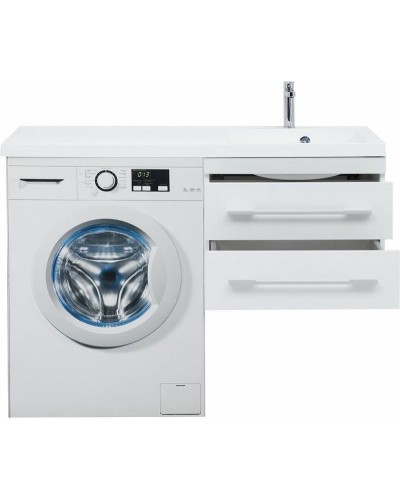 Тумба с раковиной Aquanet Нота 120 R 240161 подвесная Белая