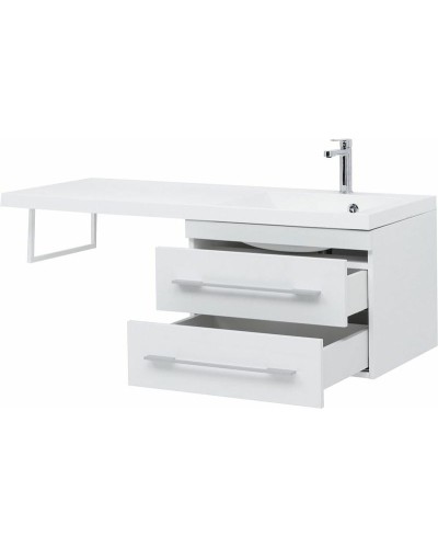 Тумба с раковиной Aquanet Нота 120 R 240161 подвесная Белая
