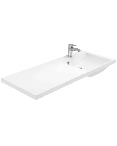 Тумба с раковиной Aquanet Нота 120 R 240161 подвесная Белая