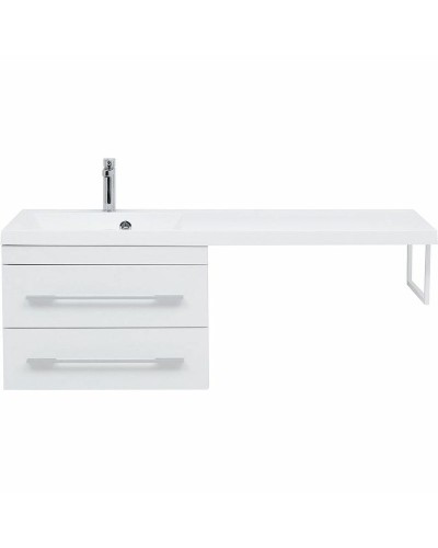Тумба с раковиной Aquanet Нота 120 L 240160 подвесная Белая