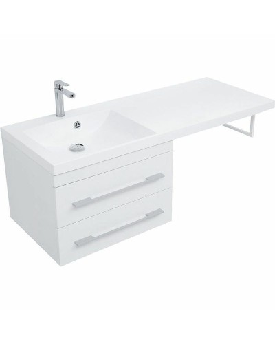Тумба с раковиной Aquanet Нота 120 L 240160 подвесная Белая