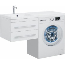 Тумба с раковиной Aquanet Нота 120 L 240160 подвесная Белая