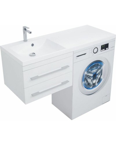 Тумба с раковиной Aquanet Нота 120 L 240160 подвесная Белая