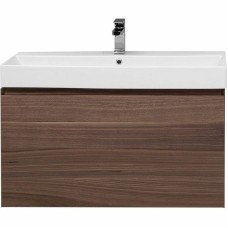 Тумба с раковиной Aquanet Нью-Йорк 100 213937 подвесная Орех