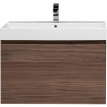 Тумба с раковиной Aquanet Нью-Йорк 85 213936 подвесная Орех