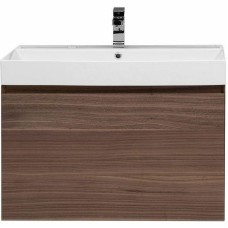 Тумба с раковиной Aquanet Нью-Йорк 85 213936 подвесная Орех