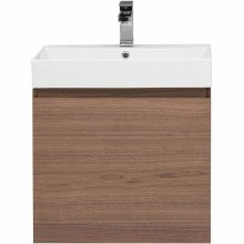 Тумба с раковиной Aquanet Нью-Йорк 60 213934 подвесная Орех