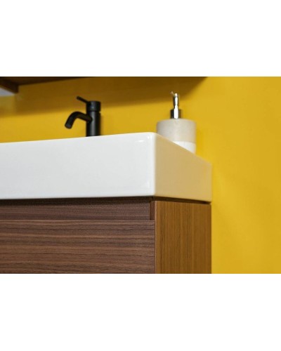 Тумба под раковину Aquanet Нью-Йорк 70 203946 подвесная Орех