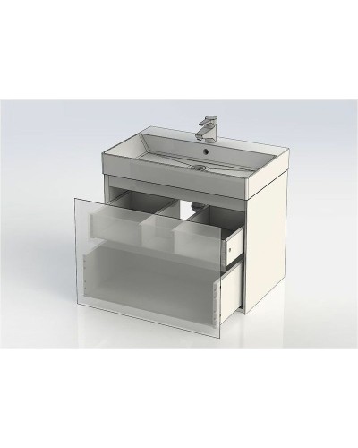 Тумба под раковину Aquanet Нью-Йорк 70 203946 подвесная Орех